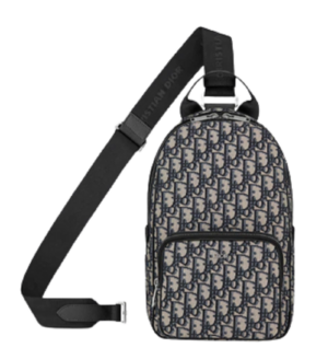 Tui Dior Mini Rider Backpack Beige and Black 1ESBO013YKY-H27E