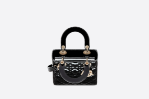 Tui Dior Small Lady Dior Bag 'Black Patent' M0531OWCB-M900