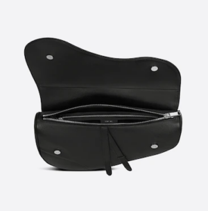 Tui Dior Maxi Saddle Bag Black 1ADPO211YMJ-H00N