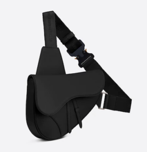 Tui Dior Saddle Bag Black Grained Calfskin 1ADPO093YMJ-H00N