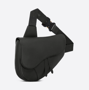 Tui Dior Maxi Saddle Bag Black 1ADPO211YMJ-H00N