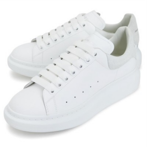 Alternative view of Giày Alexander McQueen Oversized Sneaker 'Ivory Crocodile' 625162-WHZ4K-9068