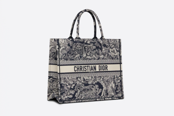 Túi Dior Book Tote Large 'Blue Toile Reverse Embroidery' M1286ZRGO-M928 - Hình ảnh 4