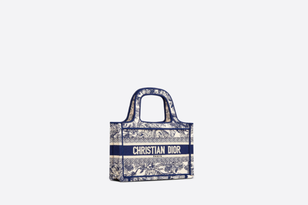 Túi Dior Book Tote Mini 'Blue Toile Embroidery' S5475ZTDT-M808 - Hình ảnh 4