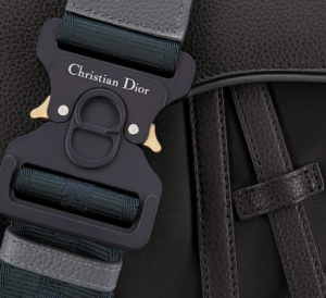 Tui Dior And Sacai Saddle Bag Black Technical Fabric 1ADPO246USC-H15E