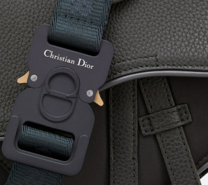 Tui Dior Mini Dior And Sacai Saddle Bag Black Technical Fabric