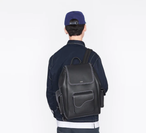 Tui Dior Saddle Backpack 'Black' 1ADBA161YKK-H00N