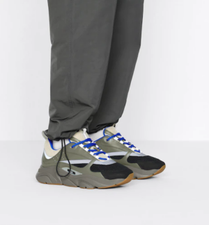 Alternative view of Giày Dior B22 Sneaker Cream and Black Technical Mesh