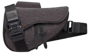 Tui Dior Saddle Bag Black Oblique Kumo 1ADPO093UTL-H00N
