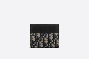 Vi Dior Card Holder 'Beige and Black Dior Oblique' 2ESCH135YSE-H05E