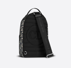 Tui Dior Mini Rider Backpack Beige and Black 1ESBO013YKY-H27E