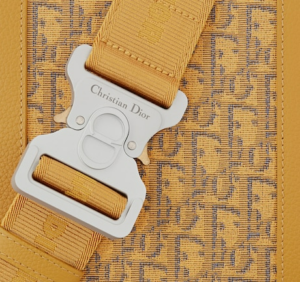 Tui Dior Lingot 50 Bag Gold-Tone Oblique Jacquard 1ADDU115YKY-H20E