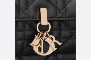 Tui Dior Lady Dior Chain Pouch 'Black' S0937ONMJ-M900