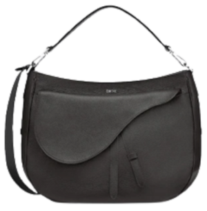 Tui Dior Saddle Soft Bag Black 1ADHO023ULA-H00N