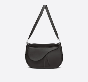 Tui Dior Saddle Soft Bag Black 1ADHO023ULA-H00N