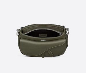 Tui Dior Mini Saddle Soft Bag Olive 1ADHO033ULC-H620
