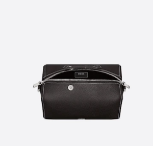 Tui Dior Lingot 22 Bag Black Grained Calfskin 1ADPO249ULC-H00N