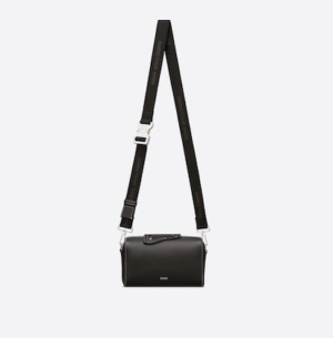 Tui Dior Lingot 22 Bag Black Grained Calfskin 1ADPO249ULC-H00N