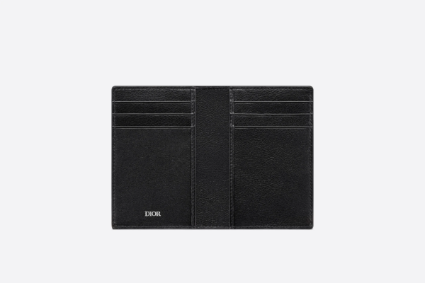 Ví Dior BI-Fold Card Holder 'Black CD Icon' 2ESCH138CDI-H00N - Hình ảnh 2