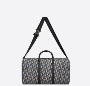 Tui Dior Lingot 50 Bag Beige And Black Oblique Jacquard 1ADDU115YKY-H27E