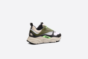 Giay Dior B22 Sneaker Green Beige Black 3SN231YKB-H661