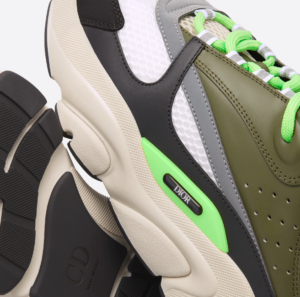 Giay Dior B22 Sneaker Green Beige Black 3SN231YKB-H661