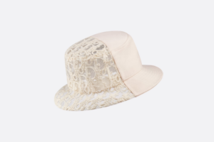 Mu Dior Oblique Bucket Hat 'Ecru Faille' 283C904A4451-C181