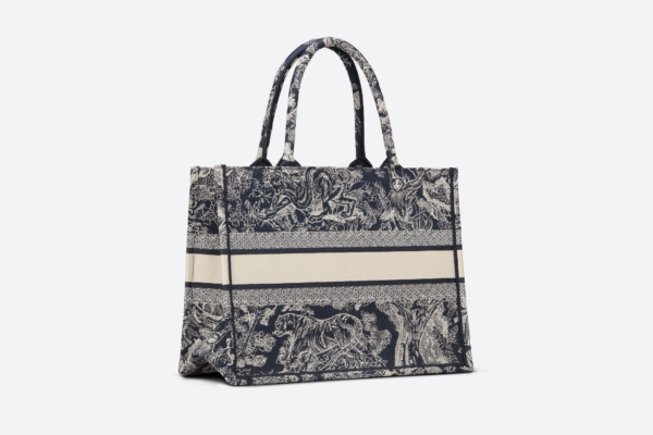 Túi Dior Book Tote Medium 'Blue Reverse Embroidery' M1296ZRGO-M928 - Ảnh 4