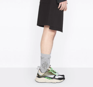 Giay Dior B22 Sneaker Green Beige Black 3SN231YKB-H661