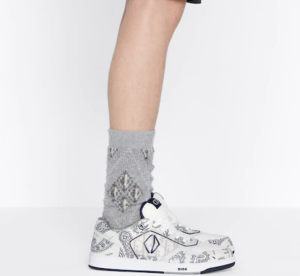 Giay Dior B27 Low Top Sneaker White 3SN272ZOF-H069