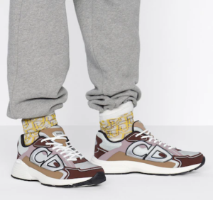 Giay Dior B30 Sneaker White Brown Beige 3SN279ZMD-H867