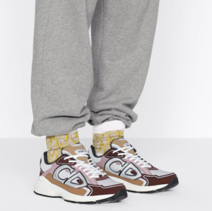 Giay Dior B30 Sneaker White Brown Beige 3SN279ZMD-H867