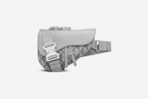 Tui Dior Saddle Bag 'Gray CD Diamond Canvas' 1ADPO093CDP-H42E