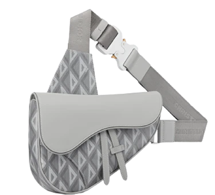 Túi Dior Saddle Bag 'Gray Cd Diamond' 1Adpo093Cdp-H42E