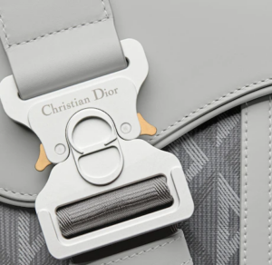 Tui Dior Saddle Bag 'Gray CD Diamond Canvas' 1ADPO093CDP-H42E