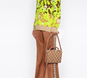 Tui Dior Lock Case Coffee CD Diamond Canvas 1LXBR163CDP-H24E