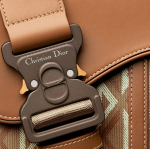 Tui Dior Saddle Bag Coffee CD Canvas 1ADPO093CDP-H24E