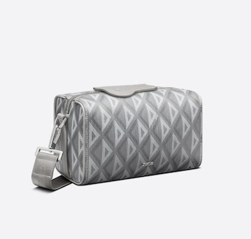 Dior Lingot Toiletry Case Dior Gray CD Diamond Canvas