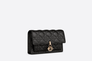 Tui Dior Lady Dior Chain Pouch 'Black' S0937ONMJ-M900