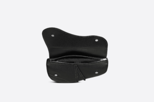 Tui Dior Maxi Saddle Bag 'Black Grained' 1ADPO211YKK-H00N