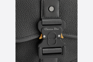 Tui Dior Mini Gallop Bag Strap 'Black Grained Calfskin' 1ADPO033LAC-H00N