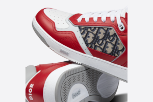 Giay Dior B27 High 'Red Gray Dior' 3SH133ZIR-H360