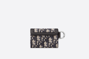 Vi Dior Saddle Card Holder 'Beige Black Dior' 2ADBC295YKY-H27E
