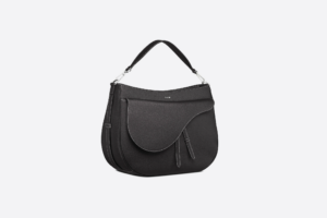 Tui Dior Saddle Soft Bag 'Black Grained' 1ADHO023ULC-H00N