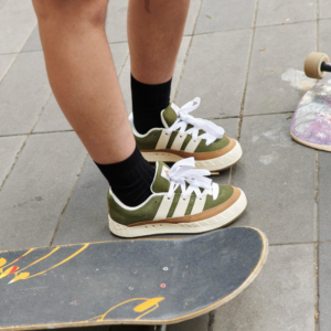 Giay Adidas x Human Made 'Adimatic Brown' HP9914