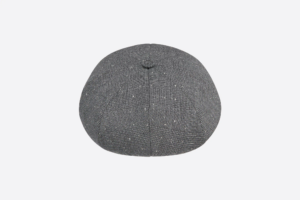 Mu Dior Beret 'Gray Prince of Wales Motif' 243C900A5633-C880