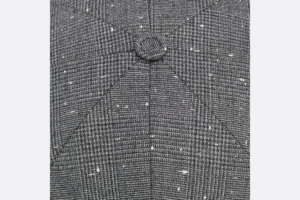 Mu Dior Beret 'Gray Prince of Wales Motif' 243C900A5633-C880