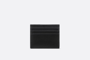Vi Dior Card Holder 'Black CD Button' 2LECH135CDB-H00N