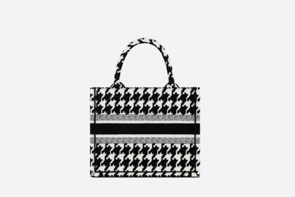 Túi Dior Book Tote Macro Houndstooth 'Black and White' M1265ZTQT-M911 - Hình ảnh 3