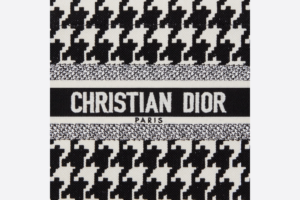 Tui Dior Book Tote Macro Houndstooth 'Black and White' M1265ZTQT-M911